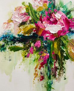 Pink Abstract Floral I