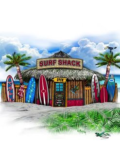 Tropical Fade Surf Shack