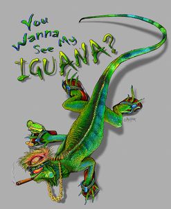 Tropical Wanna See My Iguana