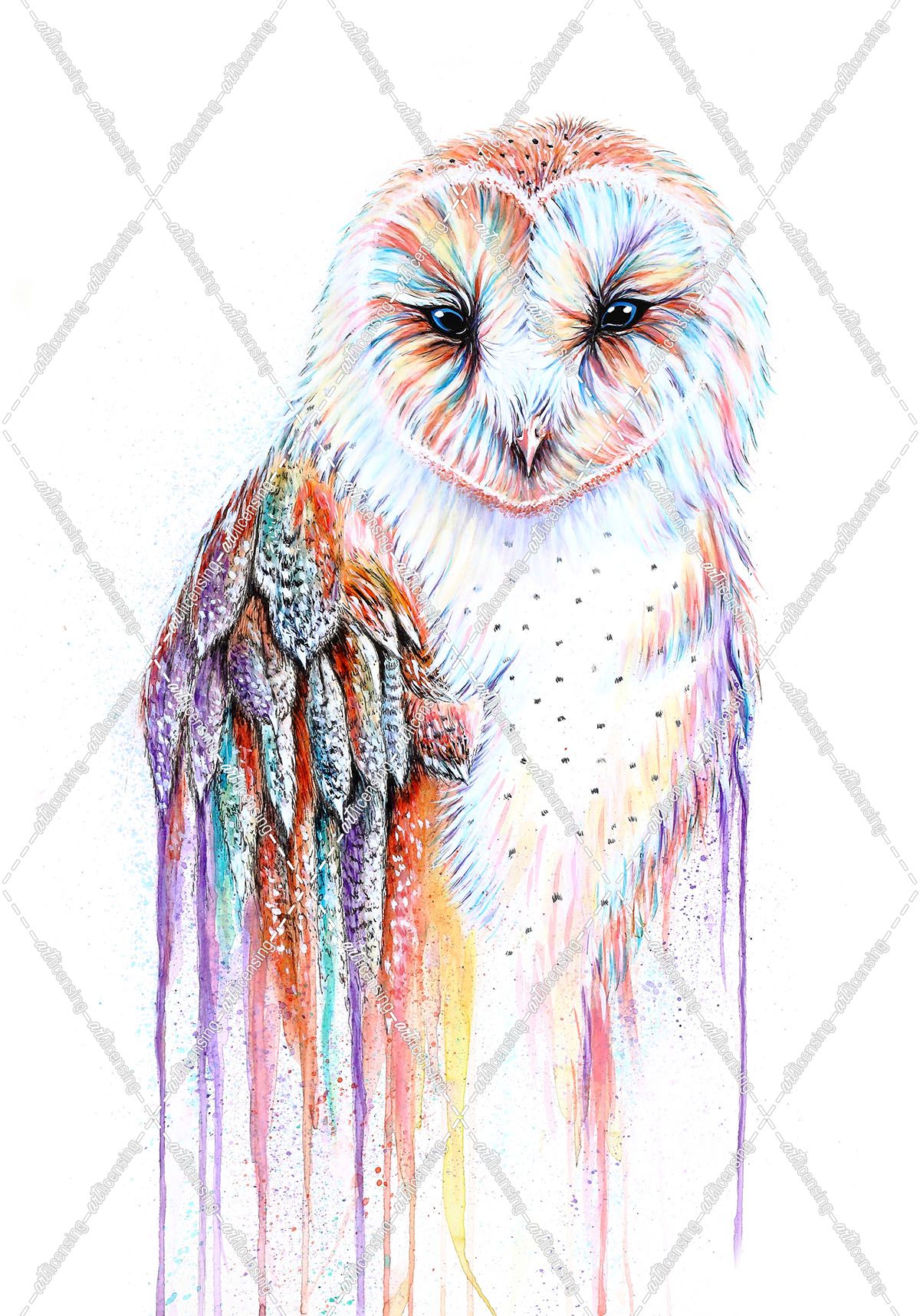 Barred Rainbow Owl
