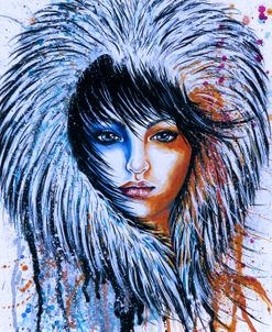 Fire and Ice Girl Portrait