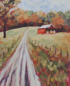 Autumn Red Barn
