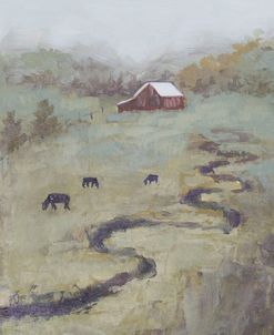 Cow Farm with Stream