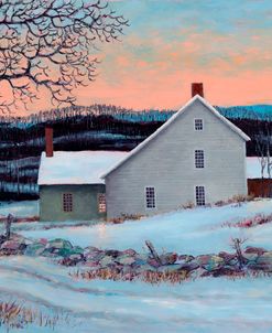 Winter Sunset From The East