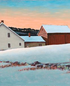 Winter Sunset From The Hill