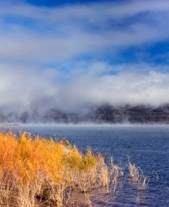 Cold Morning Heron Lake NM 2353