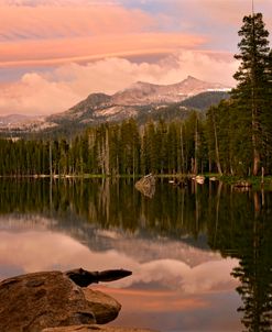 Wrights Lake Sunset CA 8074