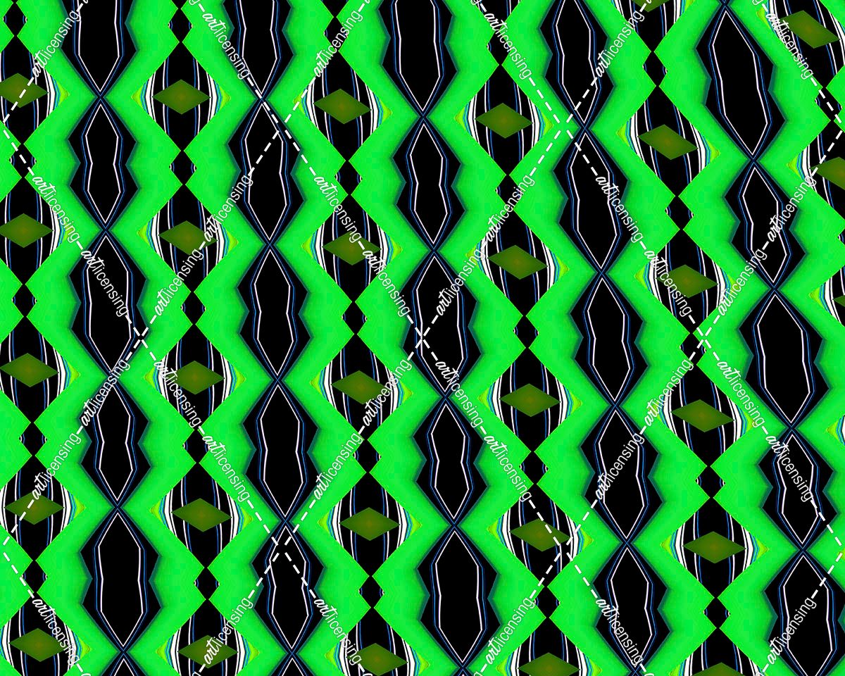 Green Diamond Pattern