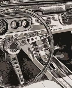 Vintage Car Dashboard