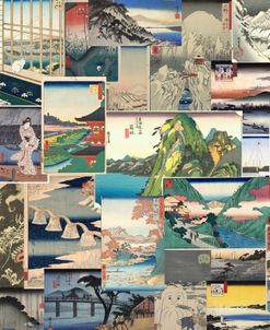 Utagawa Hiroshige Print Collage