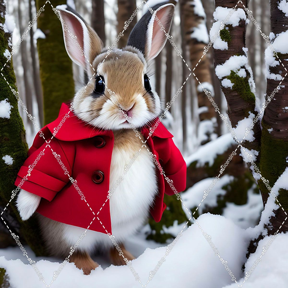 Bunny Red Coat