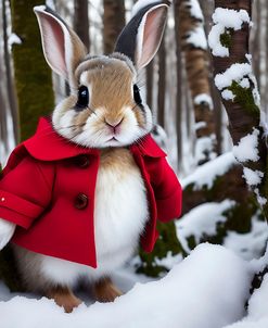 Bunny Red Coat