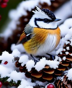 Chickadee Sweet Gold Pine