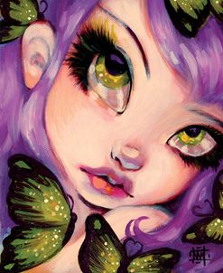 Green Eyed Violet