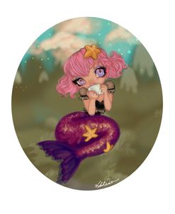 Hot Pink Mermaid