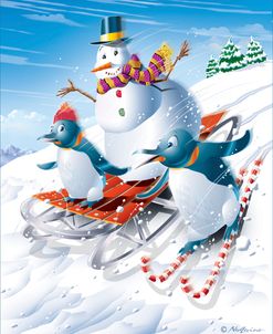 Penguins & Snowman