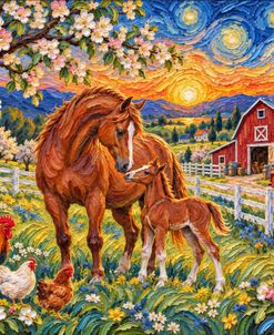 Springtime Farm Friends
