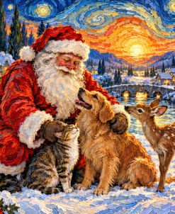 Santa And His Gentle Friends