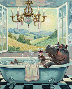 Bathing Hippo 2