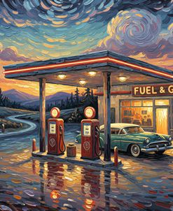 Route 66 Retro Gas Station 2