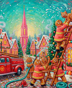 Gingerbread Firefighters