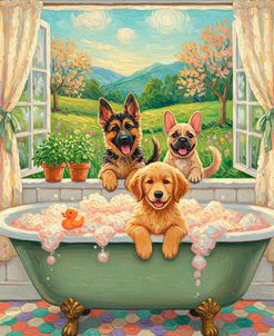 Happy Dog Bath 2
