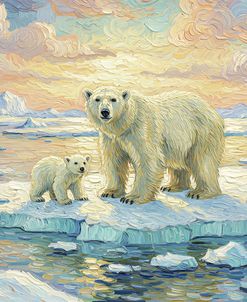 Polar Bear On Arctic Ice 2