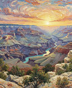 Rolling Hills At First Light