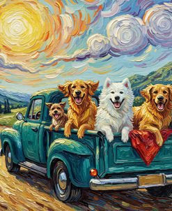 Dogs In Pickup Truck 5