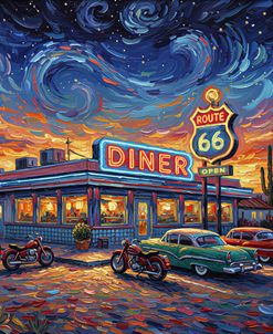Diner City Sunset