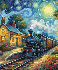 Train Station Evening