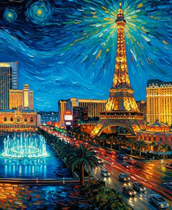 Las Vegas Strip By Night