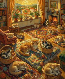 Cozy Autumn Living Room