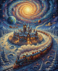 Planetary Christmas Train 2