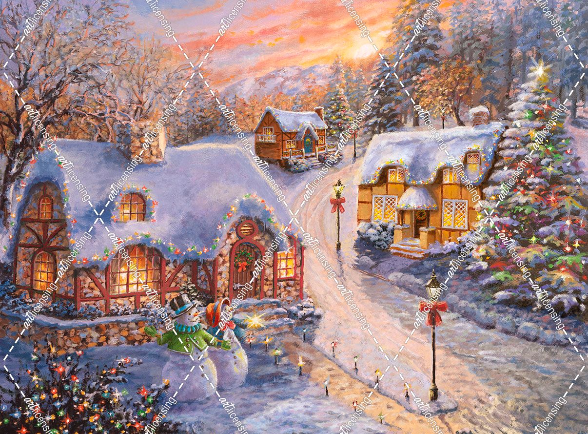 Winter Cottage Glow
