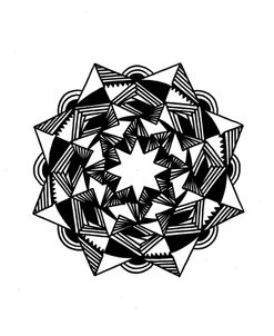Star Center Mandala