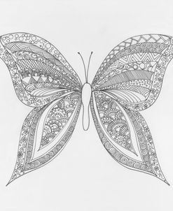 Line Art Butterfly