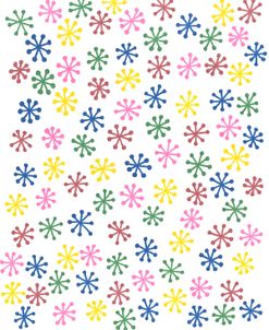 Colored Snowflake Pattern