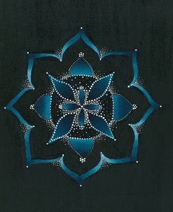 Teal Acrylic Mandala