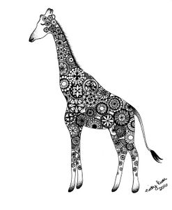 Mandala Giraffe