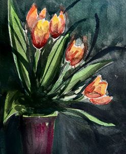 Painterly Tulips