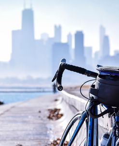 Cold Chicago Cycling