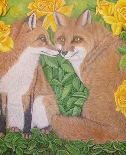 Foxes And Roses