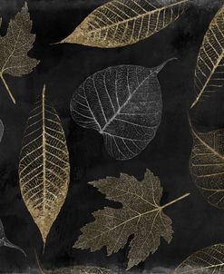 Autumn Gold Black Background