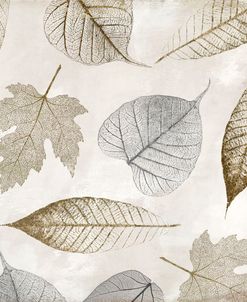 Autumn Gold White Background