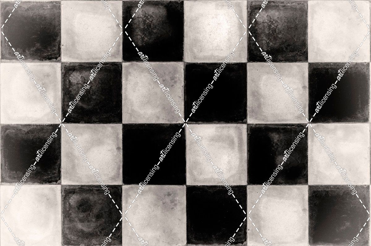 Floor Mat Checkerboard Tile
