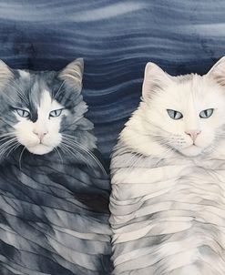 Shibori Cats