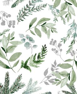 Christmas Woods White