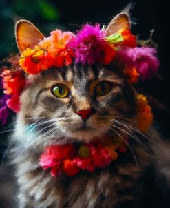 Cat Flower 3