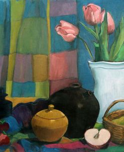 Pink Tulips Still Life